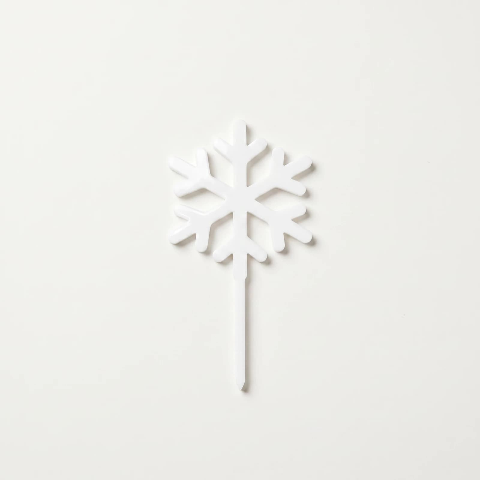 Cake Topper Μίνι Νιφάδα (Σετ 6τμχ)