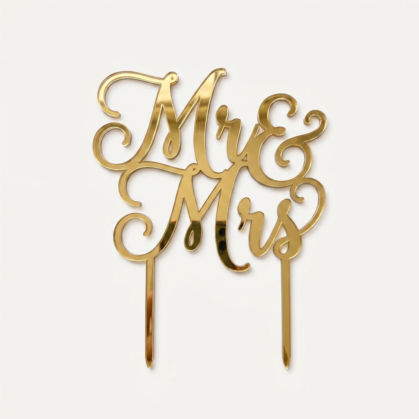 Cake Topper Mr & Mrs