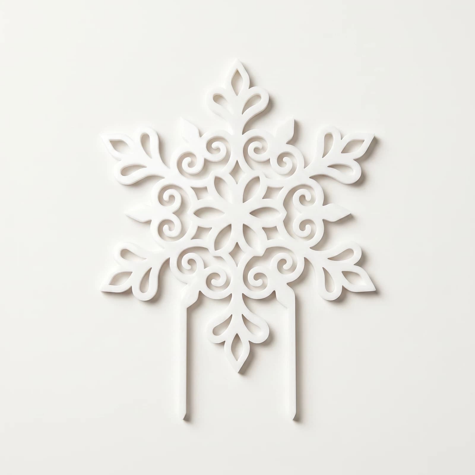 Cake Topper Νιφάδα Χιονιού