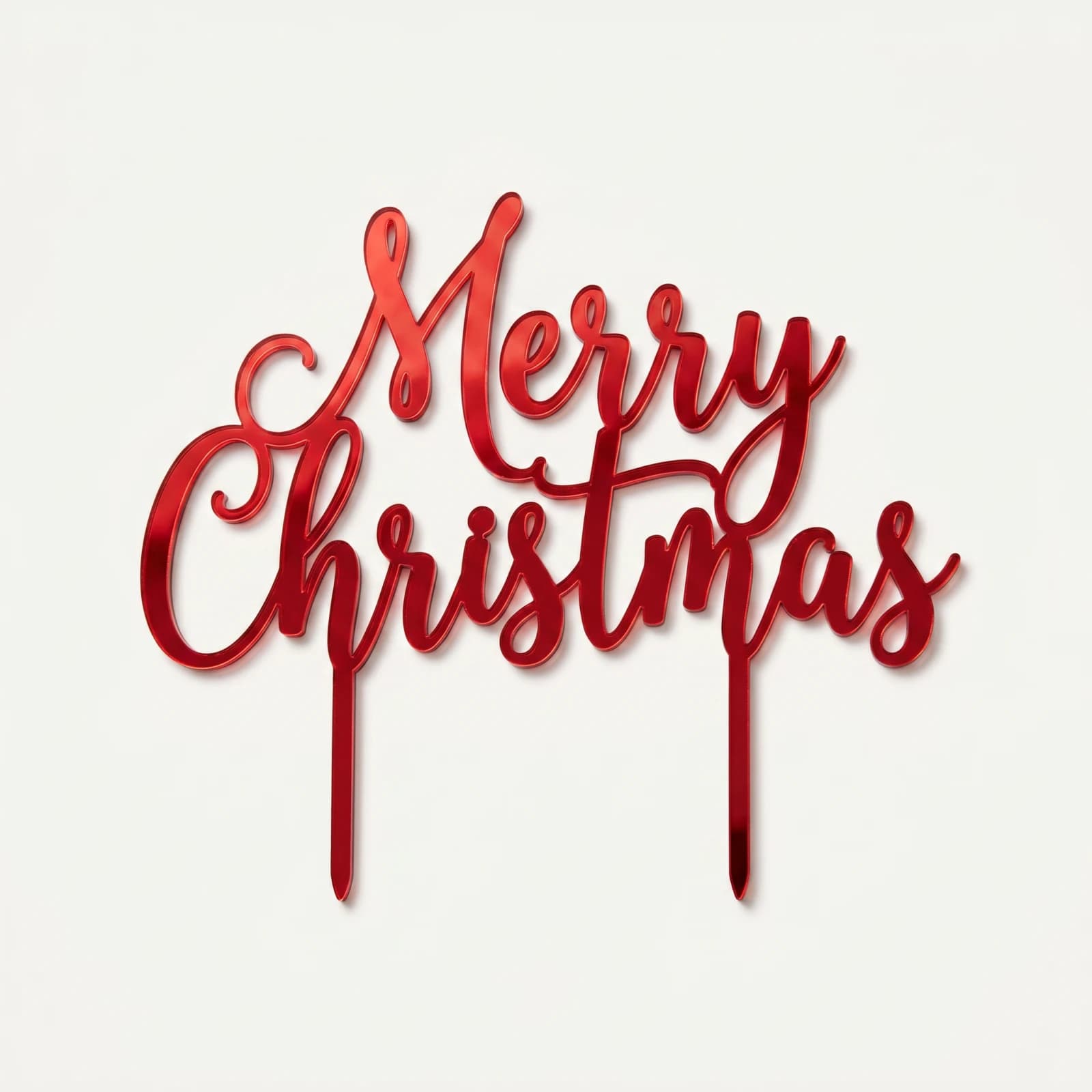 Cake Topper Merry Christmas