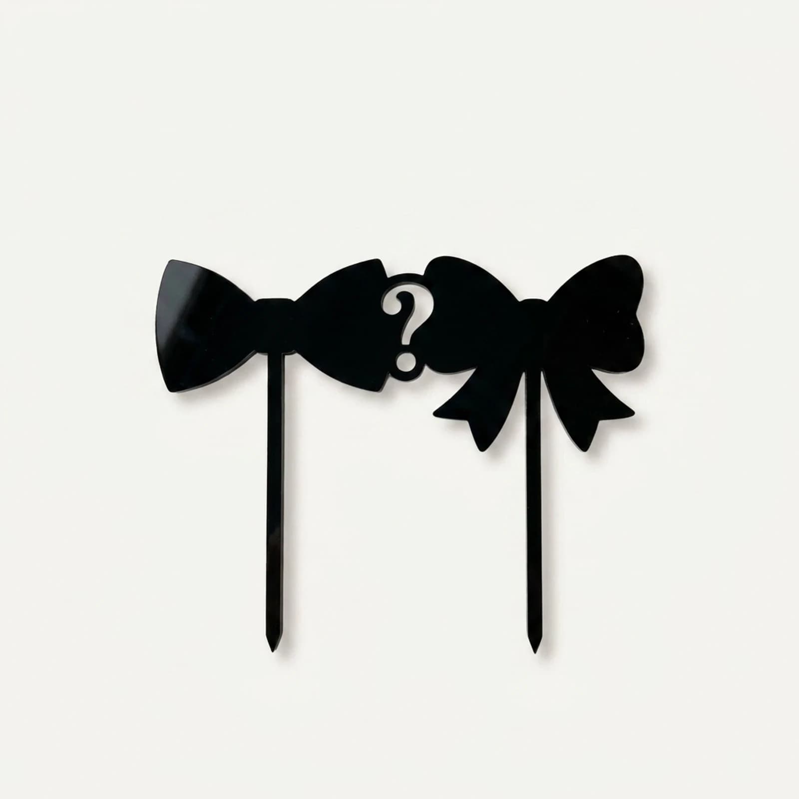 Cake Topper Παπιγιόν ή Φιόγκος;